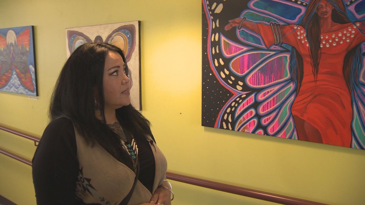 Artist Jackie Traverse is bringing awareness to MMIW with her work.