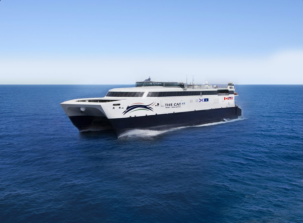 The CAT, pictured here, will be the next ferry to service the Yarmouth-Maine route. 