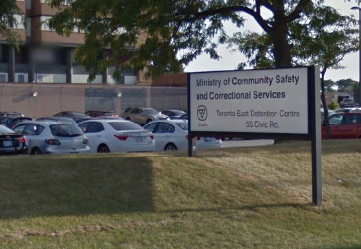 The Toronto East Detention Centre at 55 Civic Rd, Scarborough.