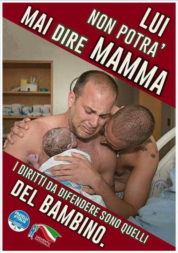 The photo of two Toronto fathers celebrating the birth of their son was used by European politicians to spread a hateful message against gay parenting.