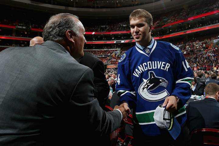The Canucks have signed Russian defenceman  Nikita Tryamkin.