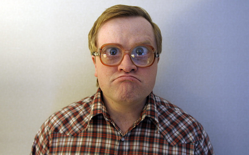 Bubbles (Mike Smith), one of the Trailer Park Boys, during an interview in Toronto.