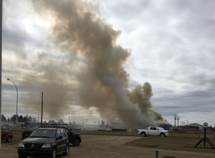 Industrial fire burns through Camrose warehouse Globalnews.ca