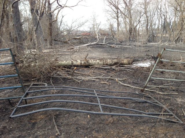 The fire in Lamont County was between TwpRd 574 and 580, and RR 192 and 191 as of 1 p.m. Tuesday.