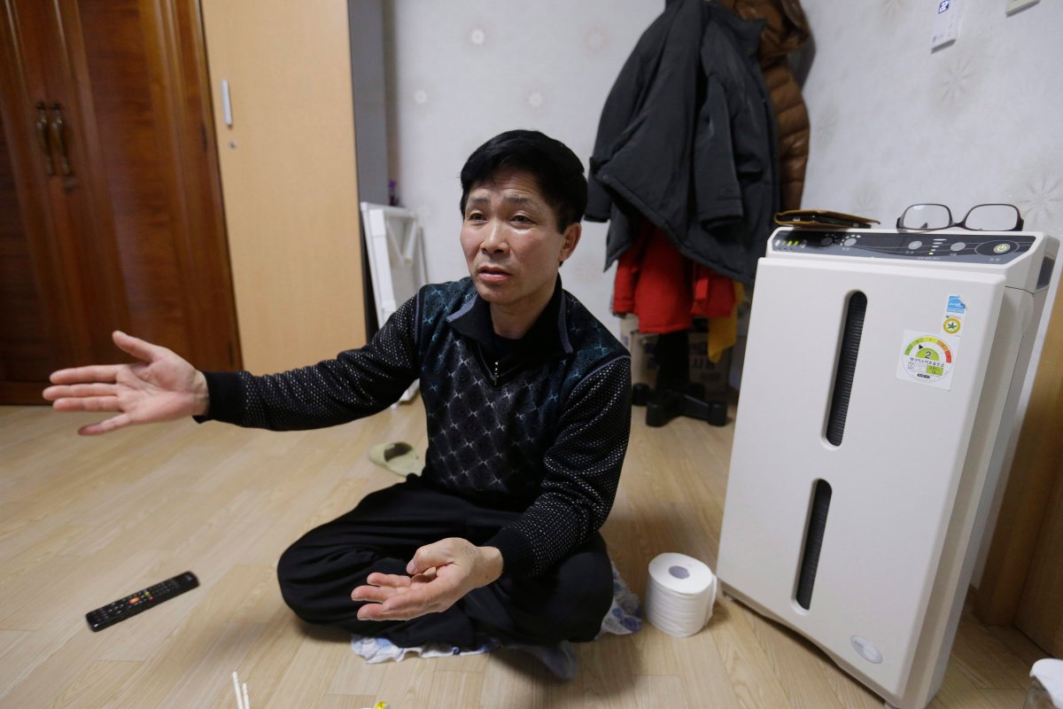 In this Feb. 3, 2016, North Korean defector Lee Yong-ho, who often worked 12-14 hours per day as a truck driver at the Russian camp, speaks during an interview at his house in Geumchon, South Korea. Four North Koreans who were sent to work abroad confirm many of the brutal conditions rights groups have decried, but also say their lives were better than they had been back home. (AP Photo/Ahn Young-joon).