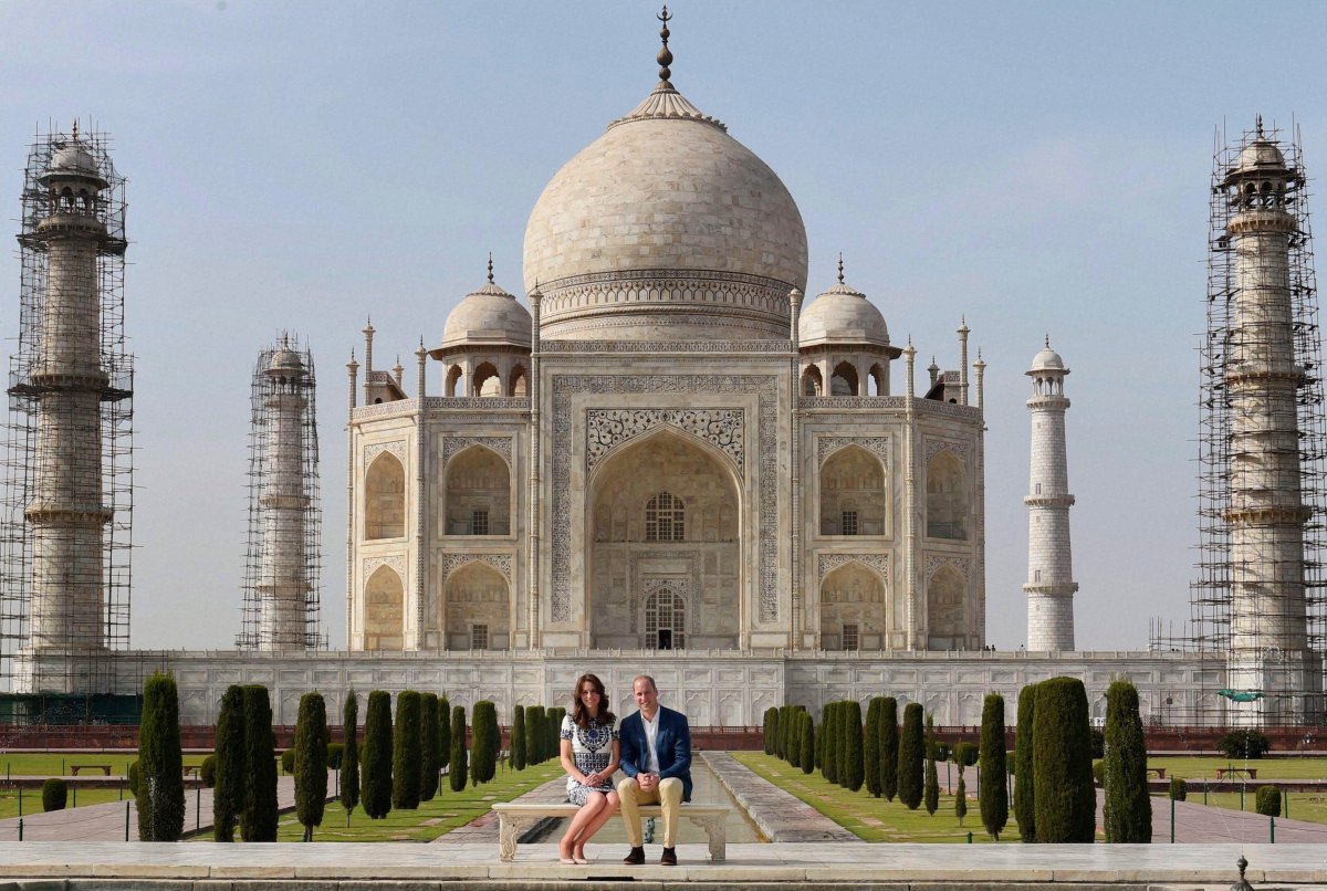 Agra is the last stop on the royal couple's weeklong visit to India and neighboring Bhutan.