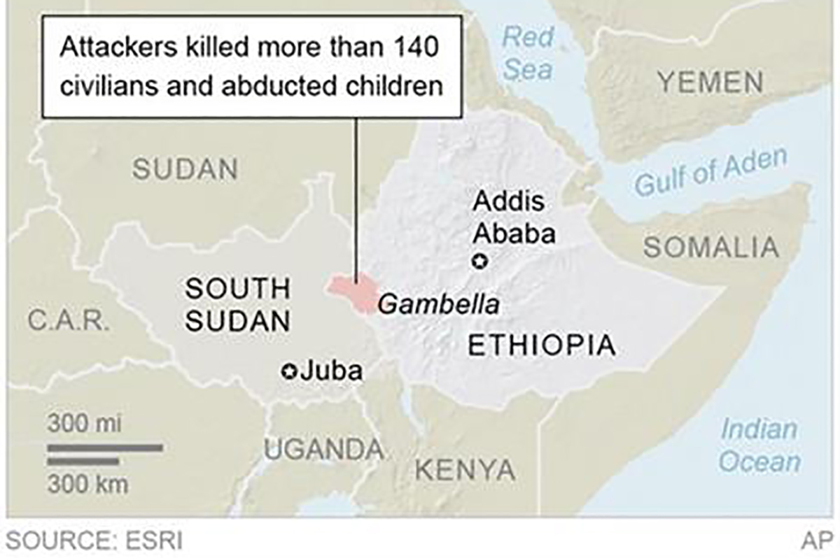 Armed group kills more than 140 near South Sudan - image