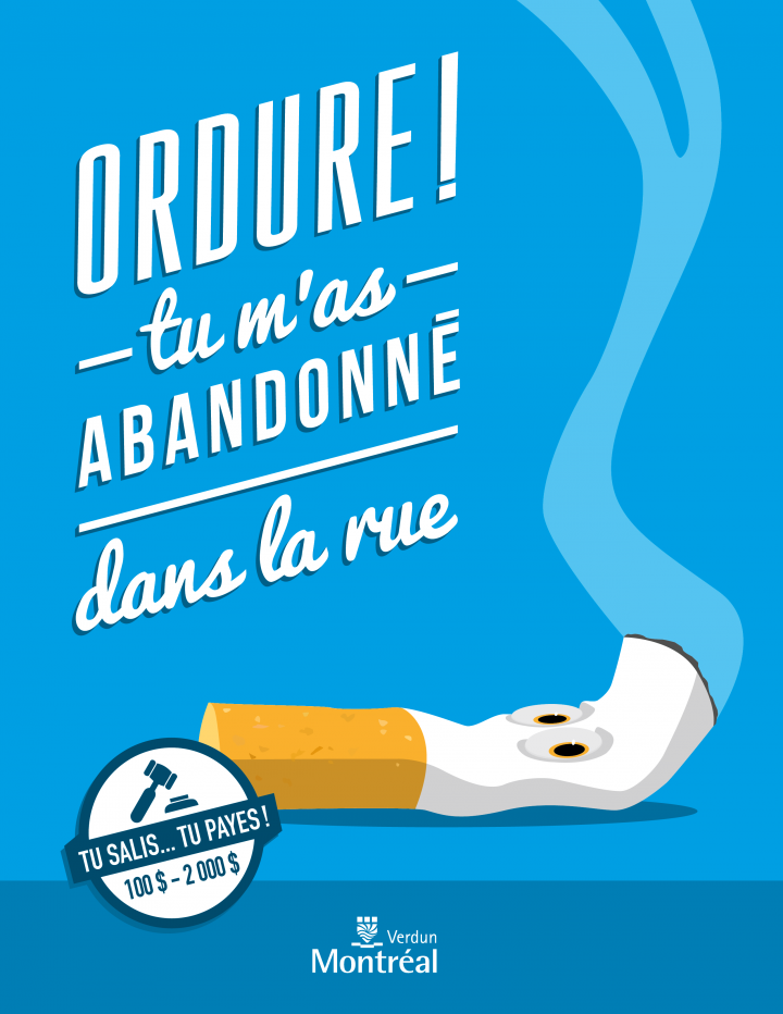 Verdun launches cheeky ad campaign aimed at shaming those who litter ...