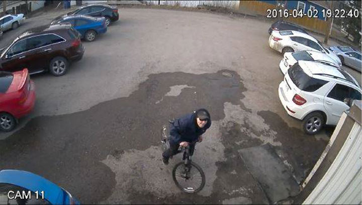 Saskatoon police are releasing surveillance photos of an armed robbery suspect in hopes the public can assist in identifying him.