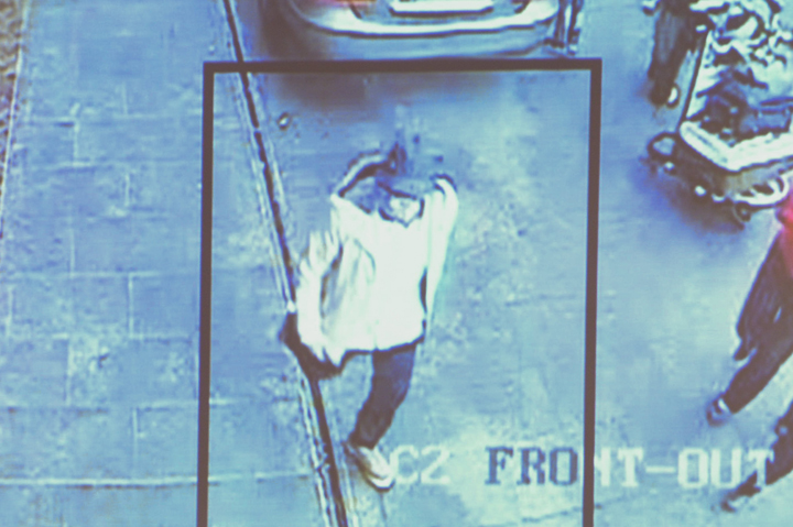 CCTV footage of the airport attack suspect Terrorist attacks press conference, Brussels, Belgium - 07 Apr 2016