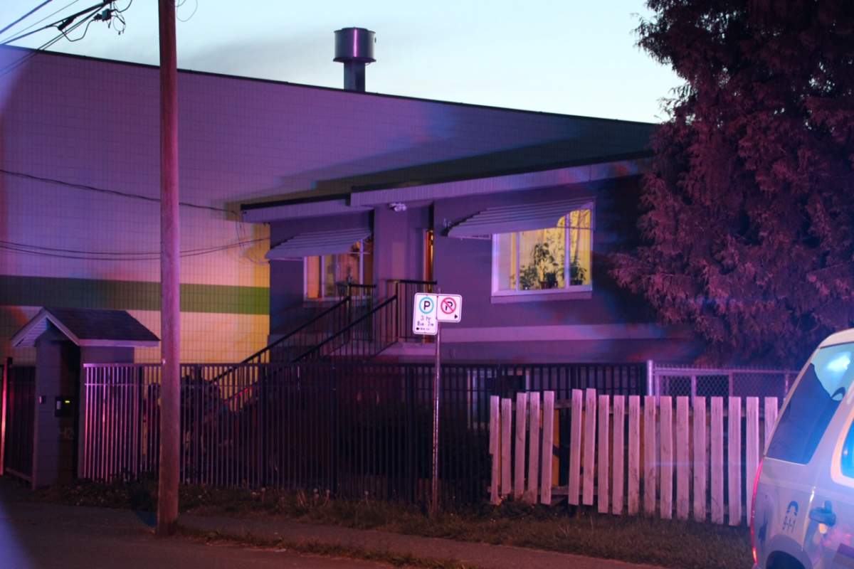 This home in Chilliwack is behind police tape following reports of a fatal shooting.