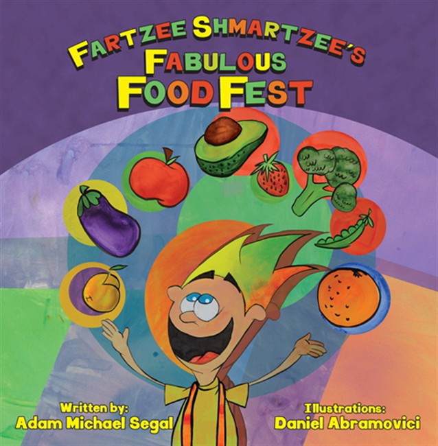 In "Fartzee Shmartzee's Fabulous Food Fest," author Adam Segal uses an animated character to help teach children the importance of healthy eating. THE CANADIAN PRESS/HO.