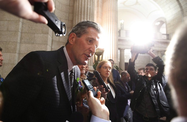 Brian Pallister towered above the competition in the Manitoba election.