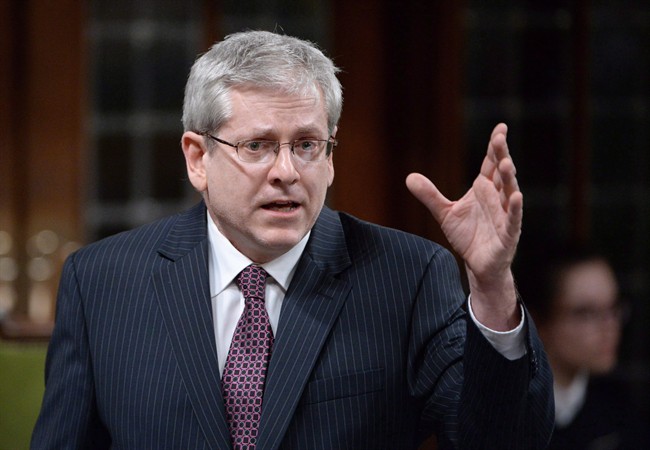 NDP MP Charlie Angus takes part in an emergency debate on the suicide crisis on aboriginal reserves, particularly in Attawapiskat in Ontario, in the House of Commons in Ottawa, Tuesday, April 12, 2016. 