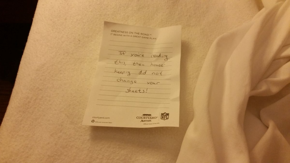 Have you ever found anything gross in your hotel room? .