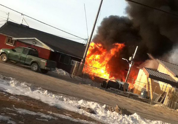 A community centre at the Eabametoong First Nation in northern Ontario has been destroyed by fire.