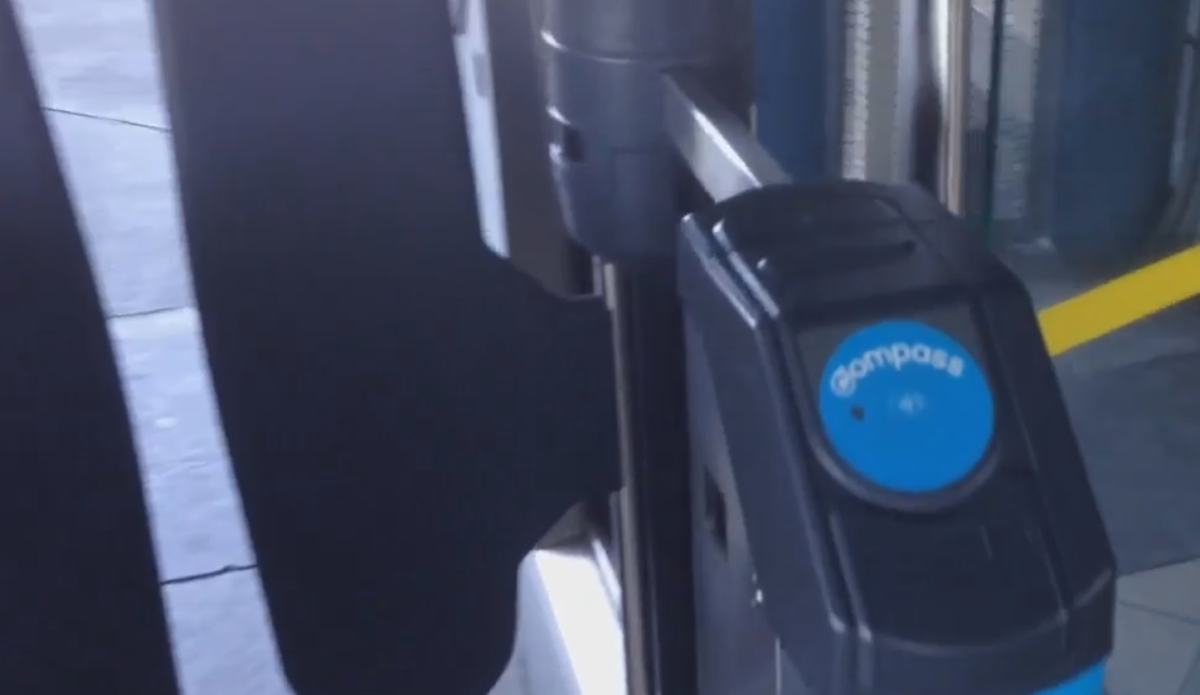 Starting today, all fare gates will be closed and people will have to tap in and tap out.
