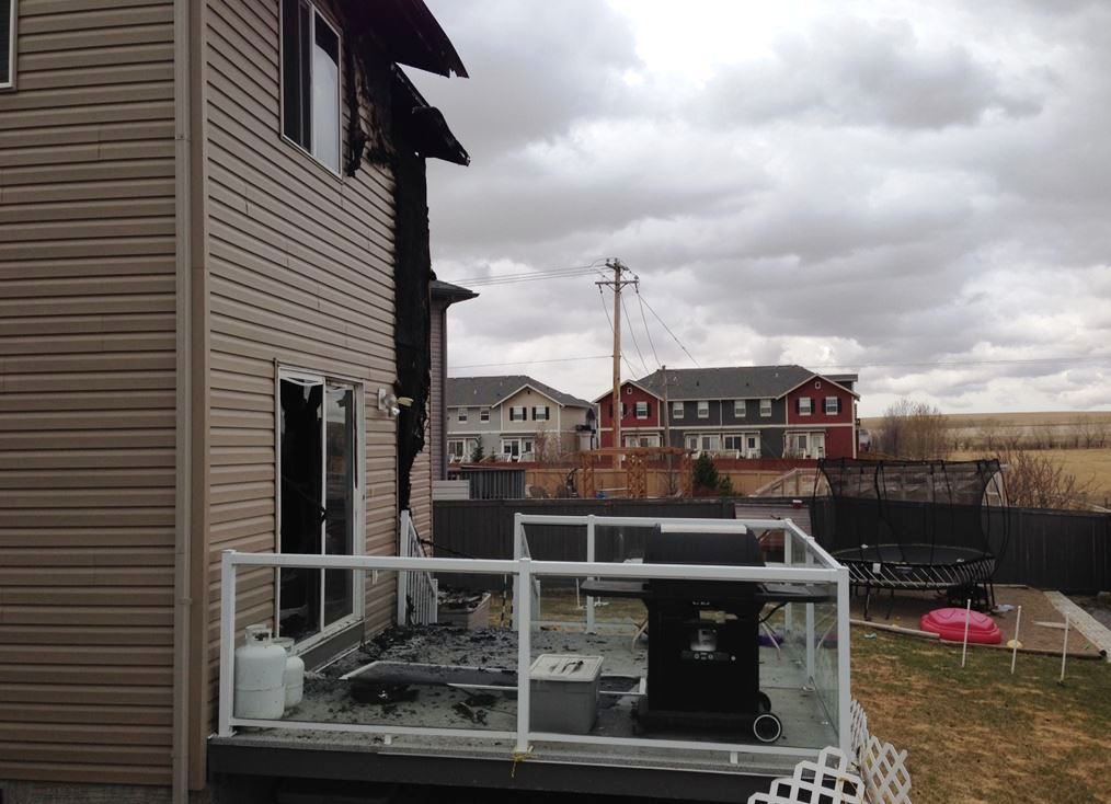 ‘It wasn’t an accident’: Airdrie homeowner believes house fire sparked by firebomb - image
