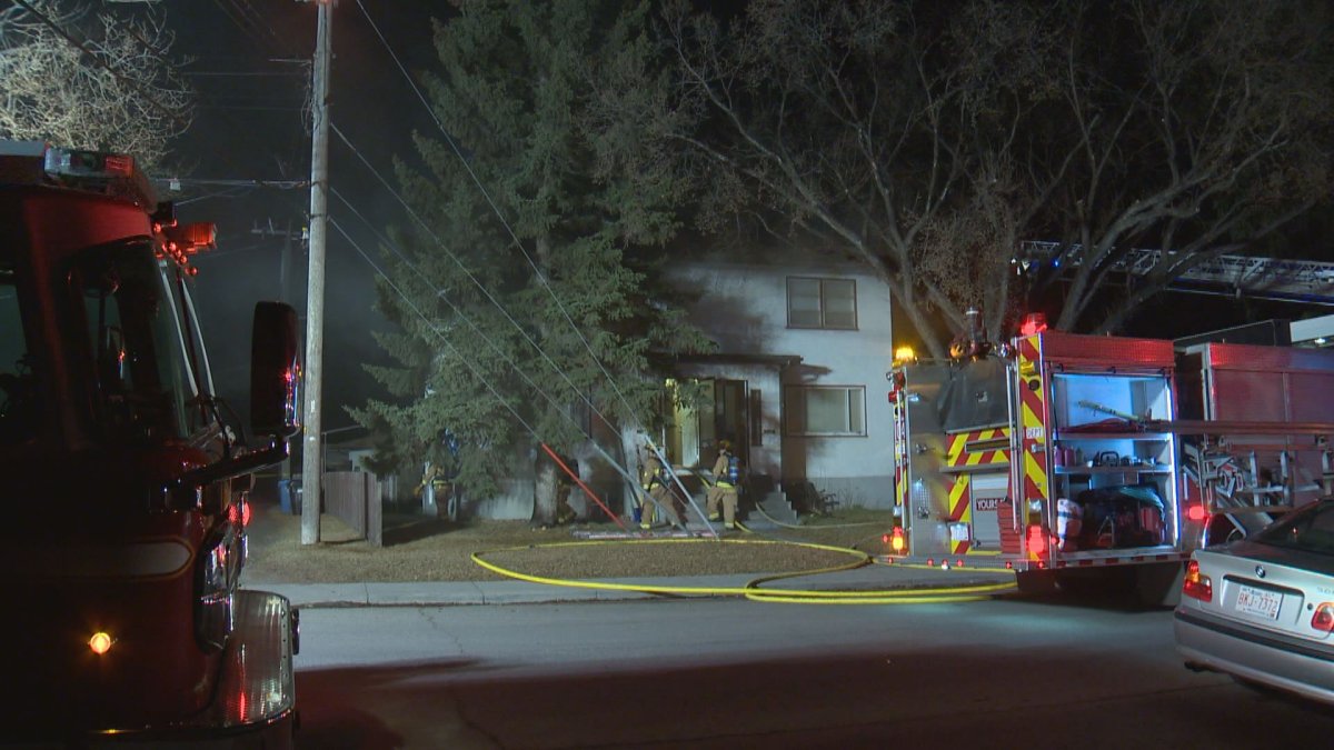 Firefighters were called to a fire in the 1400 block of Remington Road N.E. at  11 p.m. on Thursday, March 31, 2016. 