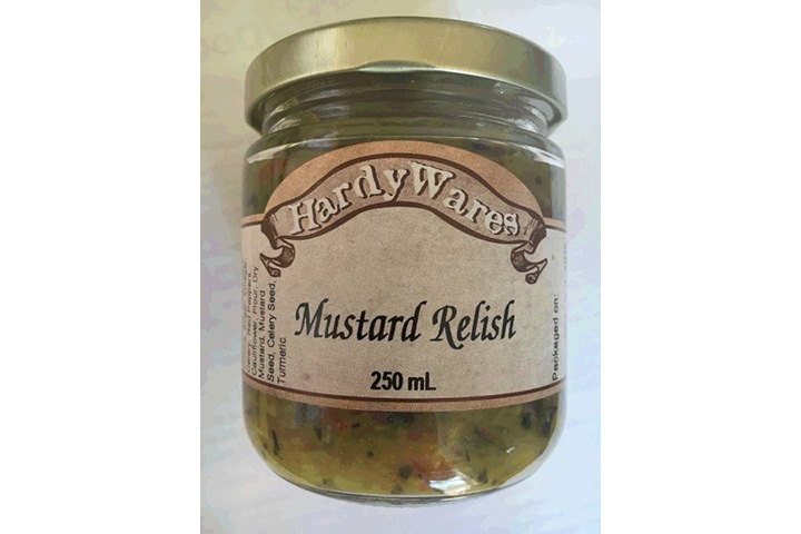 HardyWares Preserves is recalling its mustard relish because it may be contaminated with a dangerous bacteria.