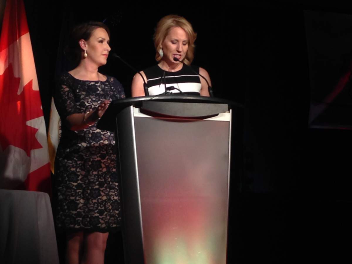 Global’s Michelle Lissel and Heather Steele emceed Thursday’s event.