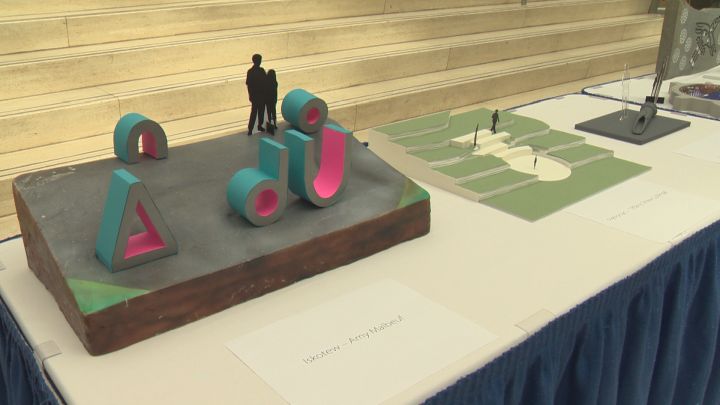Artwork symbolizing Edmonton's Indigenous history was unveiled Tuesday.