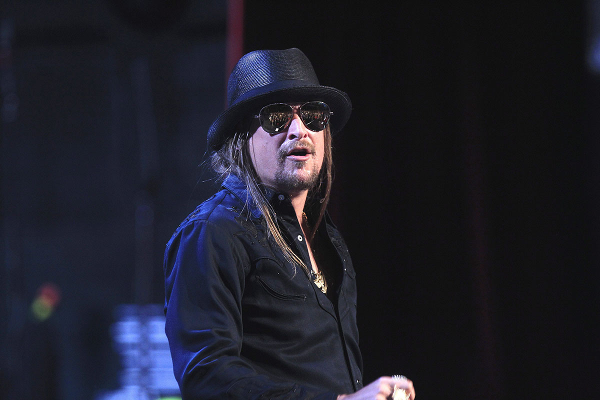 Kid Rock performs with the Detroit Symphony Orchestra at the Fox Theatre in Detroit.