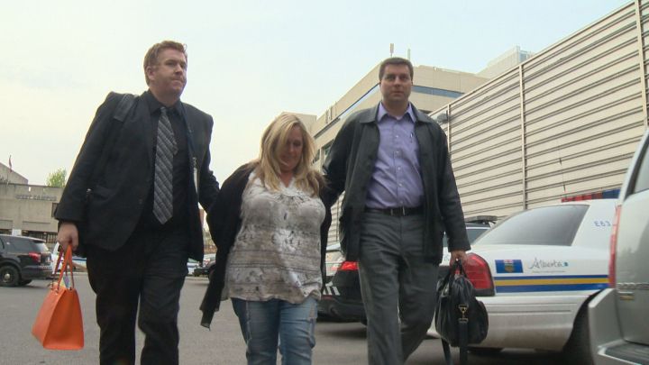 Lisa Freihaut is charged with one count of second-degree murder in the stabbing death of her mother, Irene Carter.
