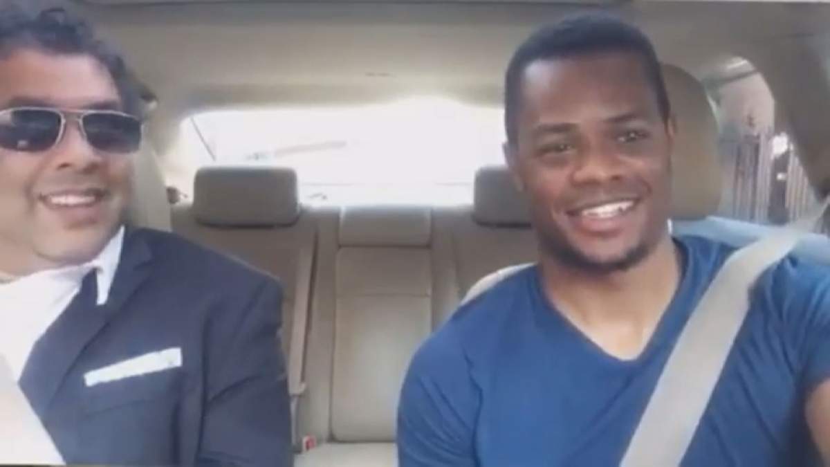 Nenshi discusses his thoughts about rideshare company Uber while using Lyft ridesharing in Boston April 20, 2016.