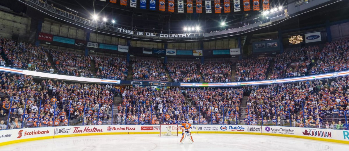 A multi-billion pixel image was captured during the last Edmonton Oilers game at Rexall Place on Wednesday, April 6, 2016. 