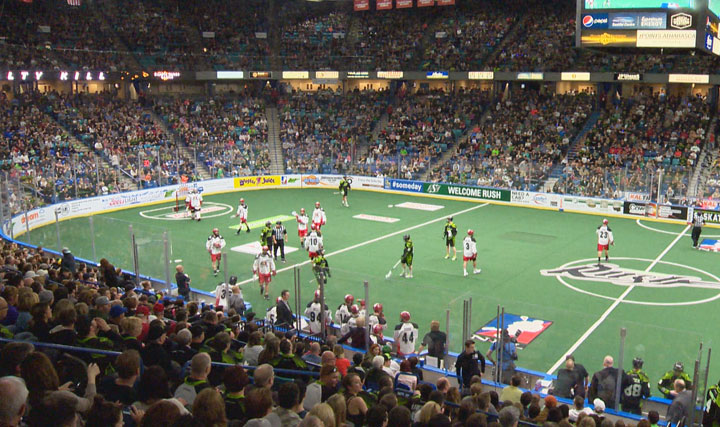 The Saskatchewan Rush announce the team officially sold every seat in SaskTel Centre for Saturday’s NLL game.