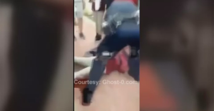 San Antonio brawl: Video shows security slamming woman to ground