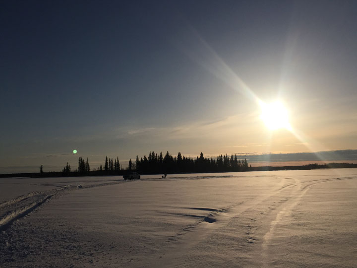 April 2: This Your Saskatchewan photo was taken by Derek Sylvestre of his father fishing at Palmbere Lake, which is 40 km south of La Loche on Highway 955.