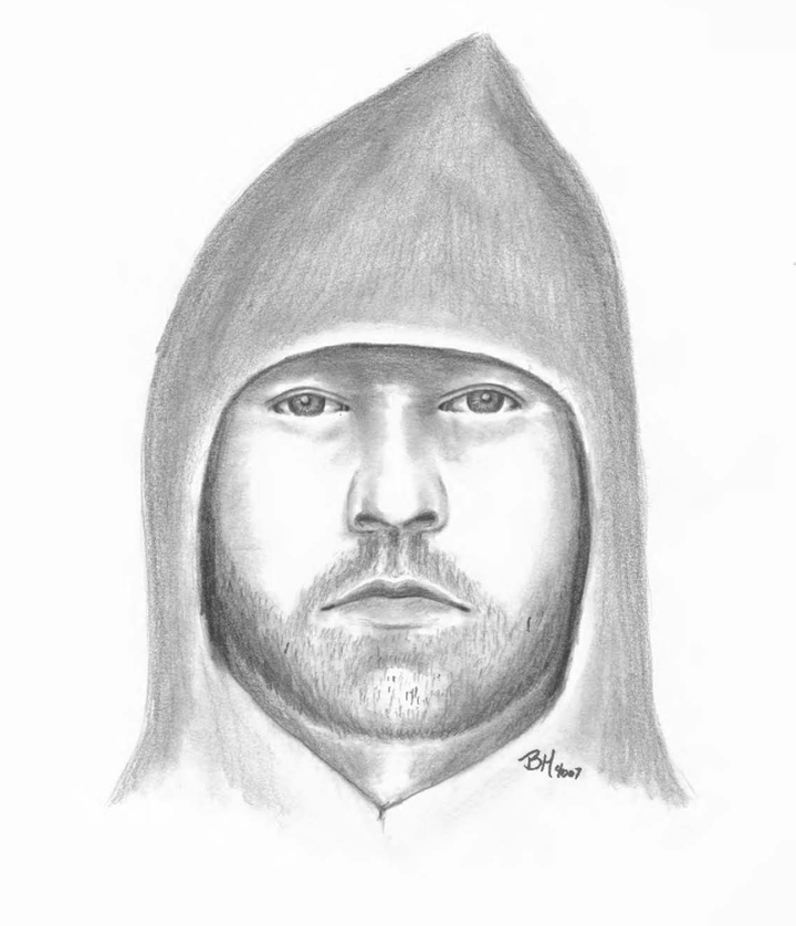 Composite sketch of Calgary man wanted in a home invasion Mar 1, 2016.