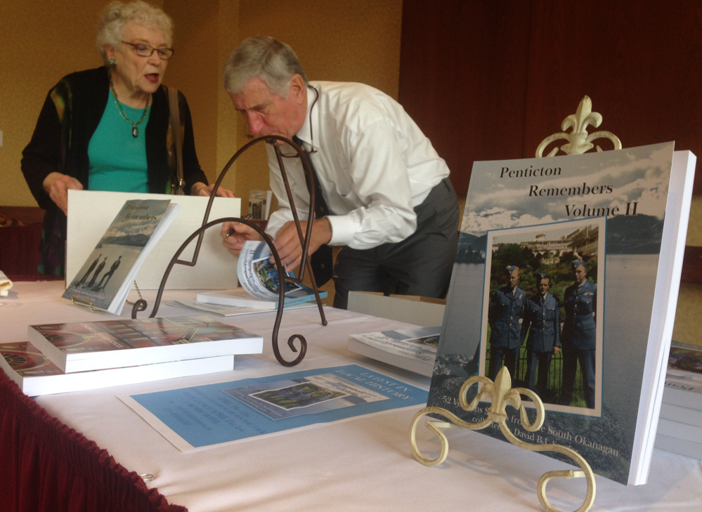 Author David Snyder released the second volume of his book 'Penticton Remembers' at the Penticton Lakeside Resort on Saturday. 