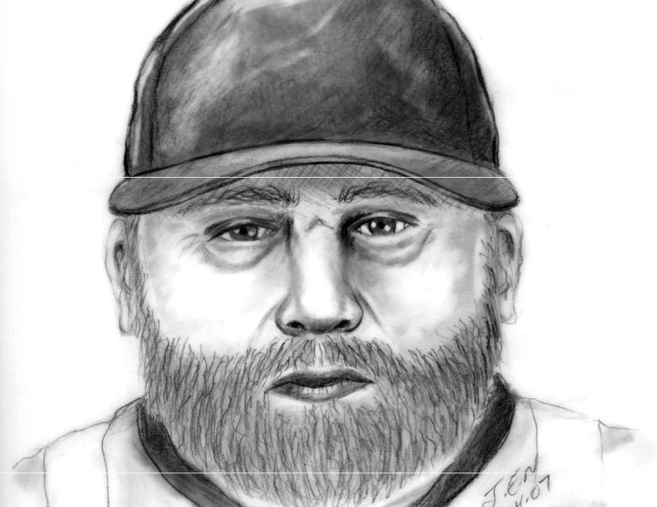 A composite sketch of a suspect is released on April 13, 2016 as RCMP investigate a pair of assaults on women in Stony Plain in March 2016.