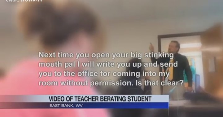 720px x 379px - Caught on camera: Teacher berates student for porn accusation - National |  Globalnews.ca