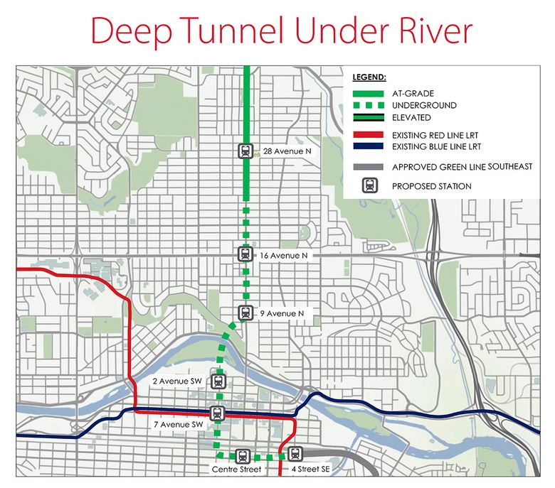 $1.95B Green Line LRT tunnel approved in principle by Calgary councillors - image