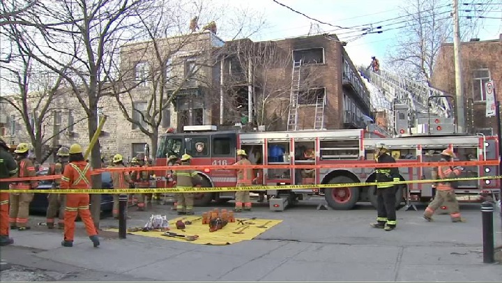 20 homeless after fire tears through Plateau apartment building ...