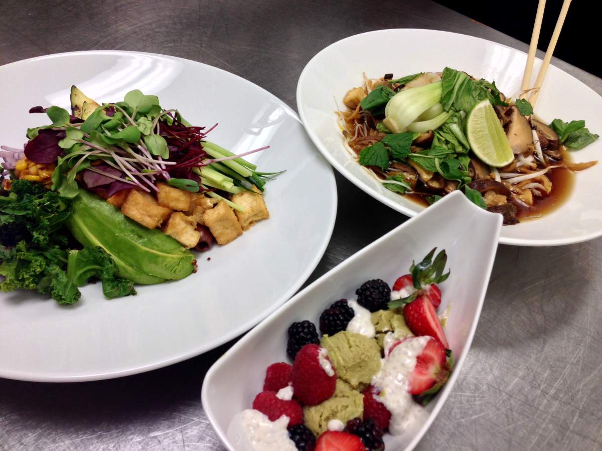 Chef Eraj showcases vegan meal ideas.