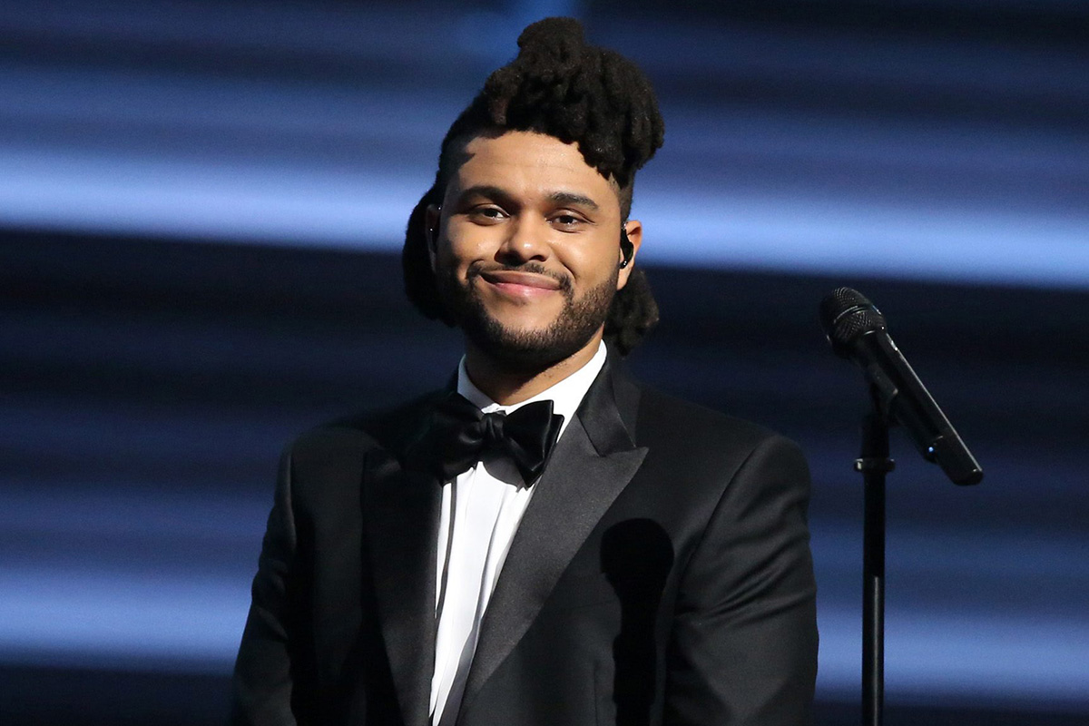  The Weeknd appears at the 58th annual Grammy Awards in Los Angeles. 