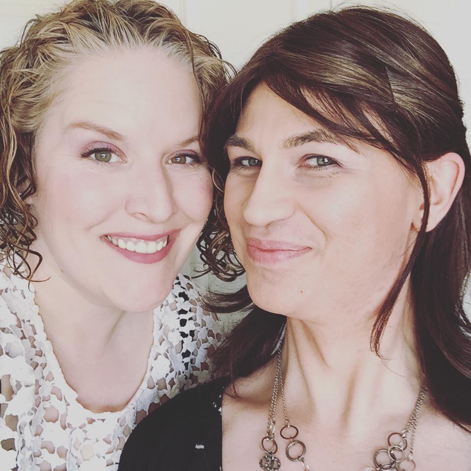 Amanda Jetté Knox (left) and her wife, Zoe Knox, who recently came out as transgender.