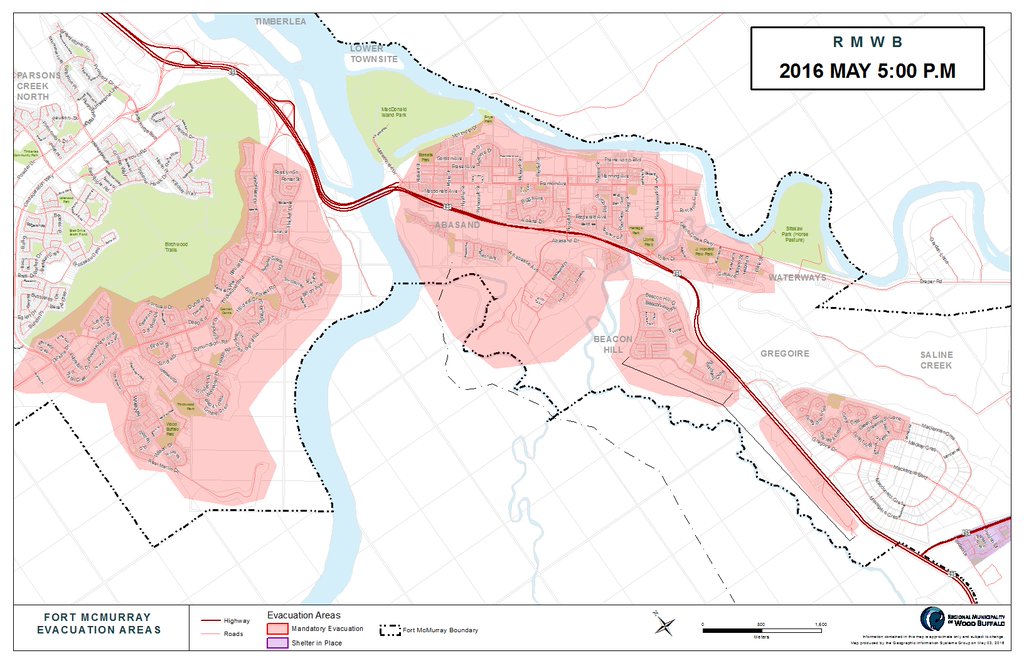 All of Fort McMurray evacuated as wildfire intensifies - image