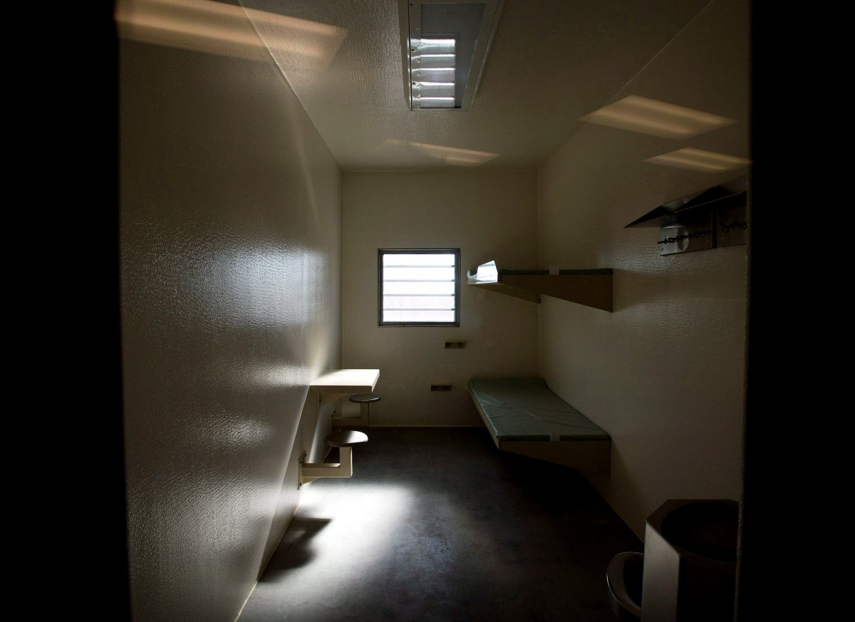 A view of a general population inmate cell is shown during a media tour of the Toronto South Detention Centre in Toronto on Thursday, Oct. 3, 2013.