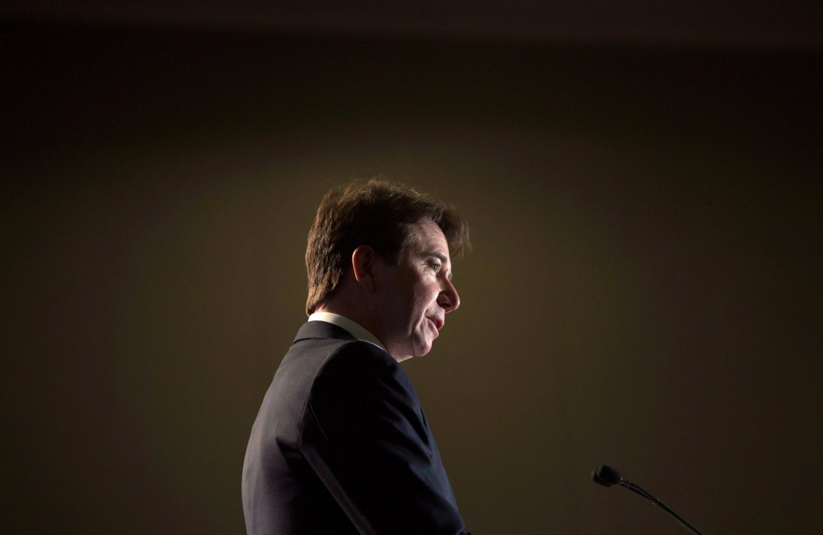 Treasury Board President Scott Brison speaks to a conference on open government in Ottawa, Thursday March 31, 2016. 