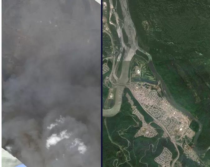 Before and after: Wildfire engulfs Fort McMurray - image