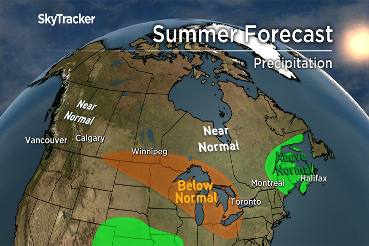 Summer 2016 precipitation outlook.