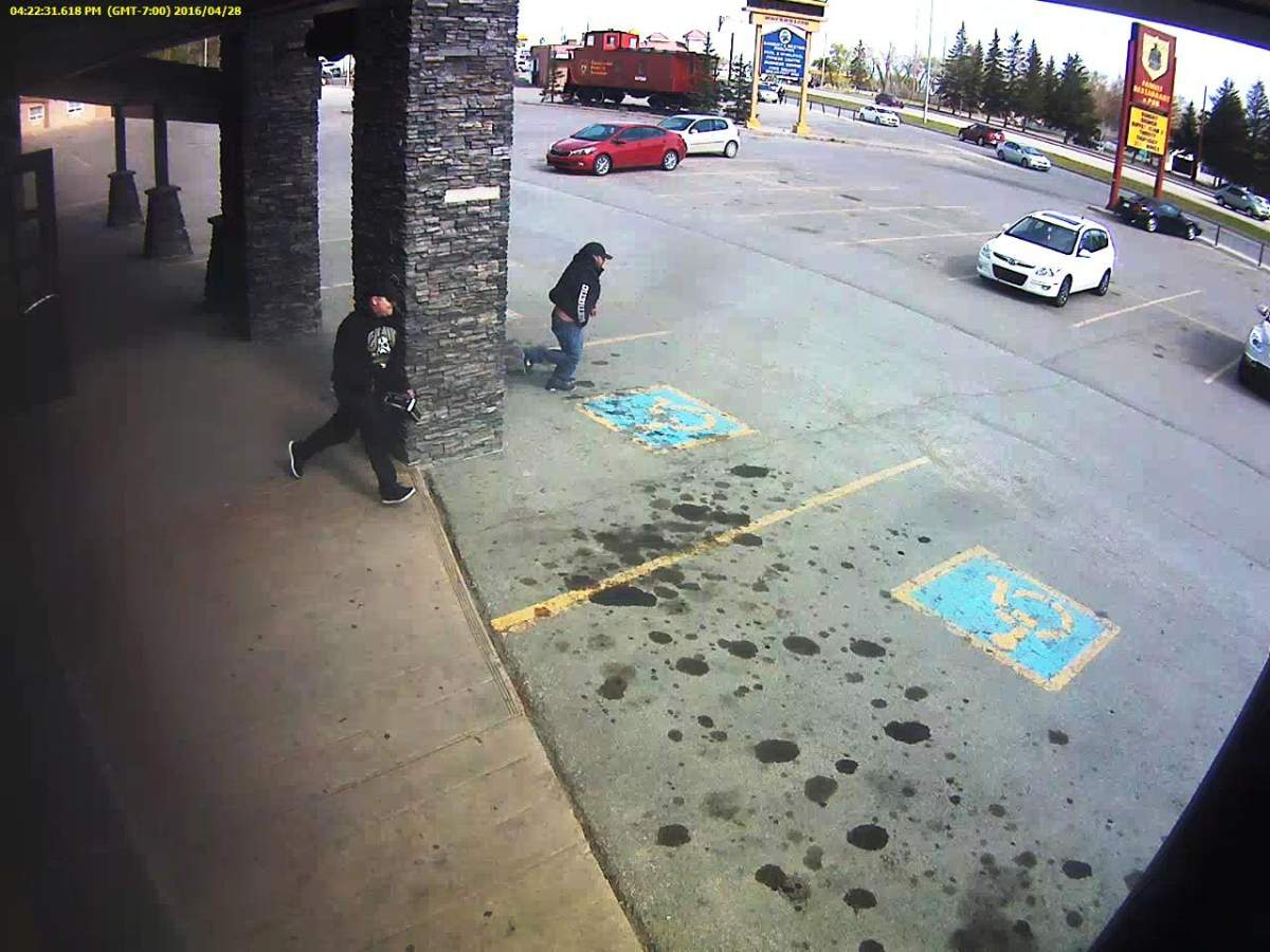 RCMP were called to the Strathmore Station Restaurant and Pub for an armed robbery on Thursday, April 28, 2016.