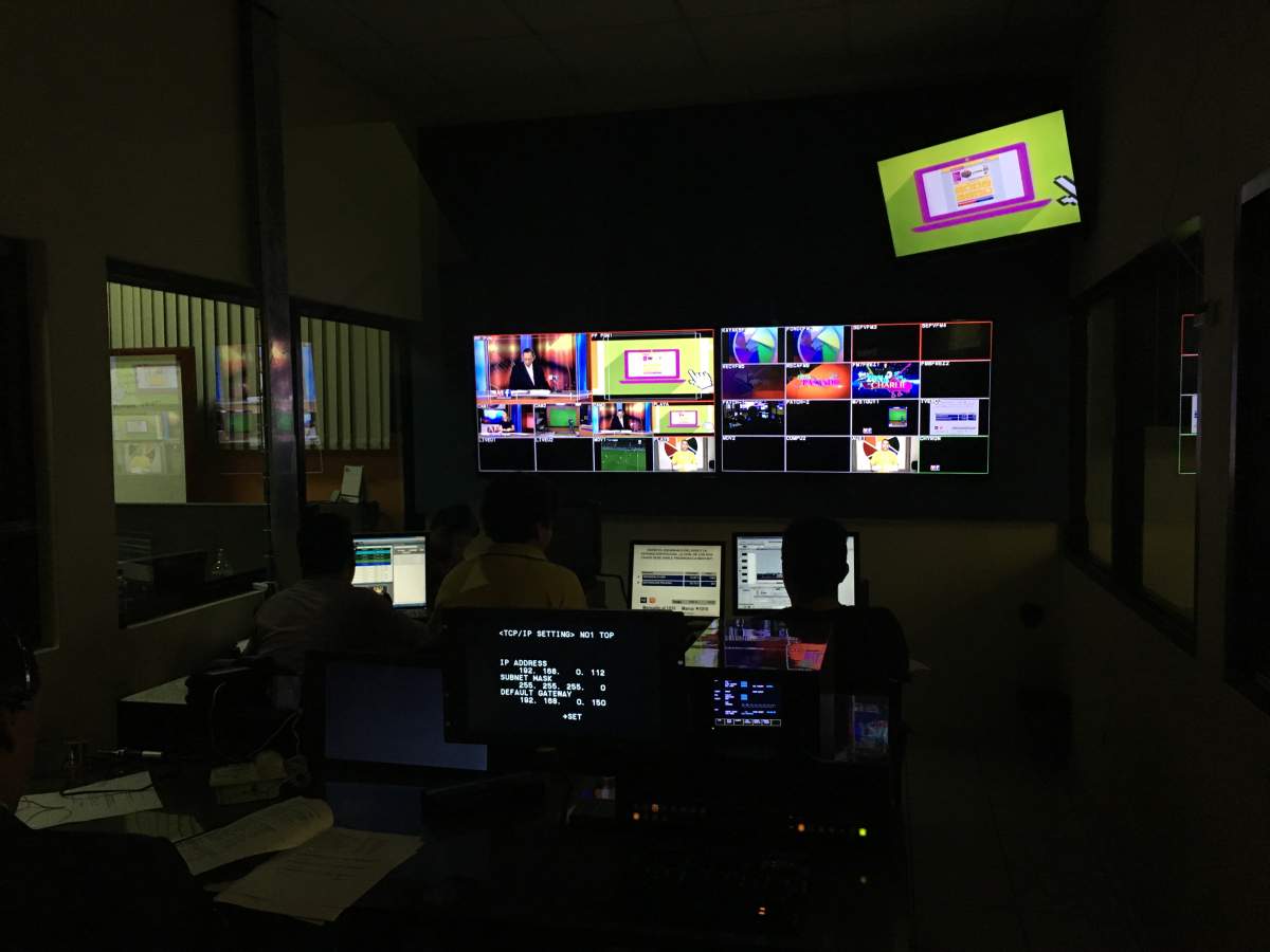 Abriendo Brecha's control room April 20, 2016.