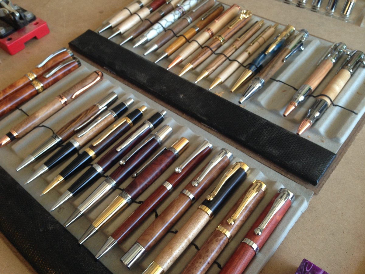 Army veteran finding peace, new career making handcrafted pens ...